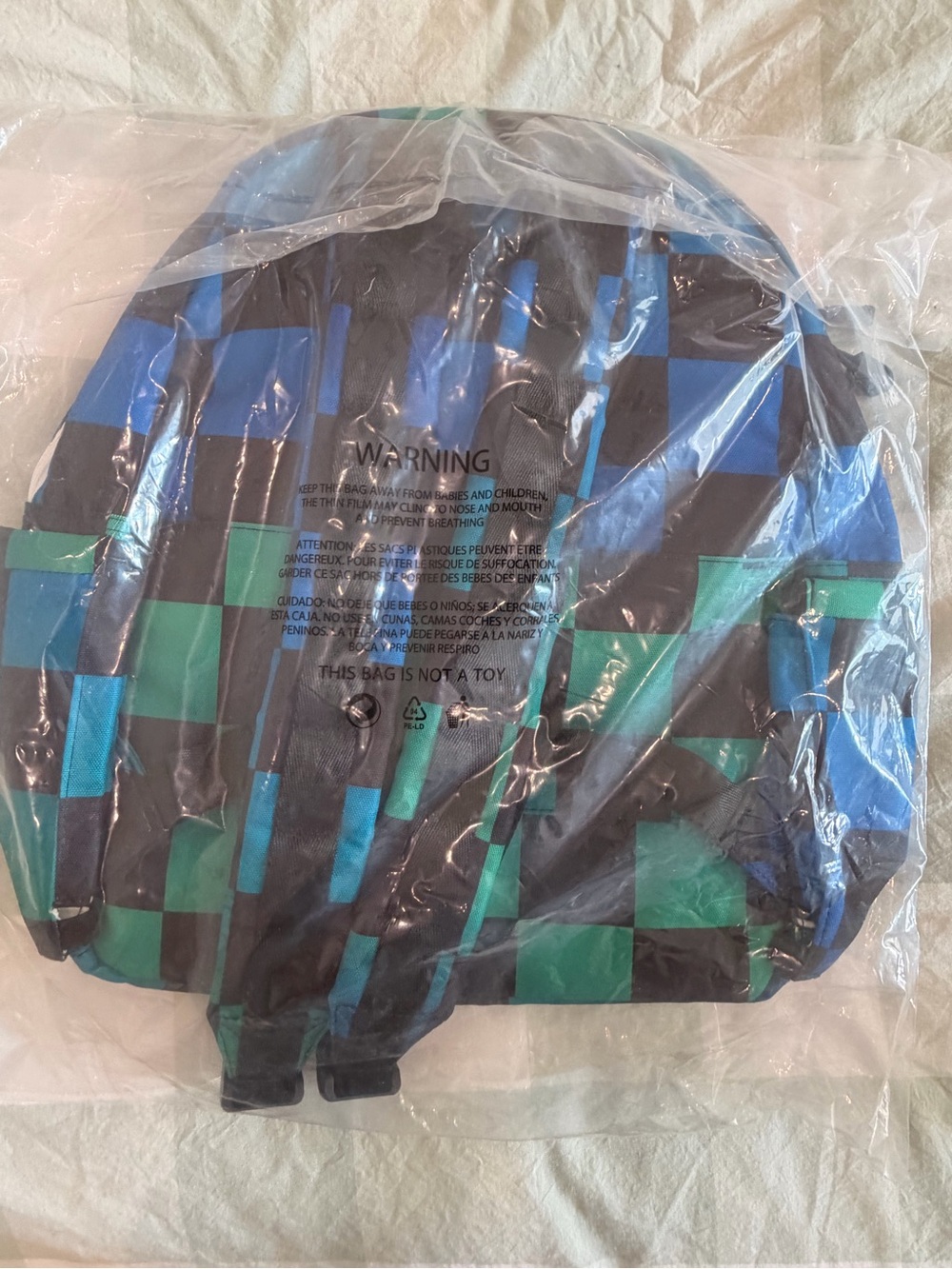 STATE Green & Blue Checkerboard Backpack - Picture 3 of 5